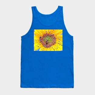 Cartoon Sunflower Tank Top